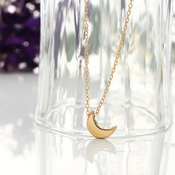 4 for $20 Moon Choker Necklace (Gold) - Picture 5 of 6